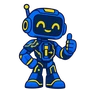 Robô mascote do LogicCraft
